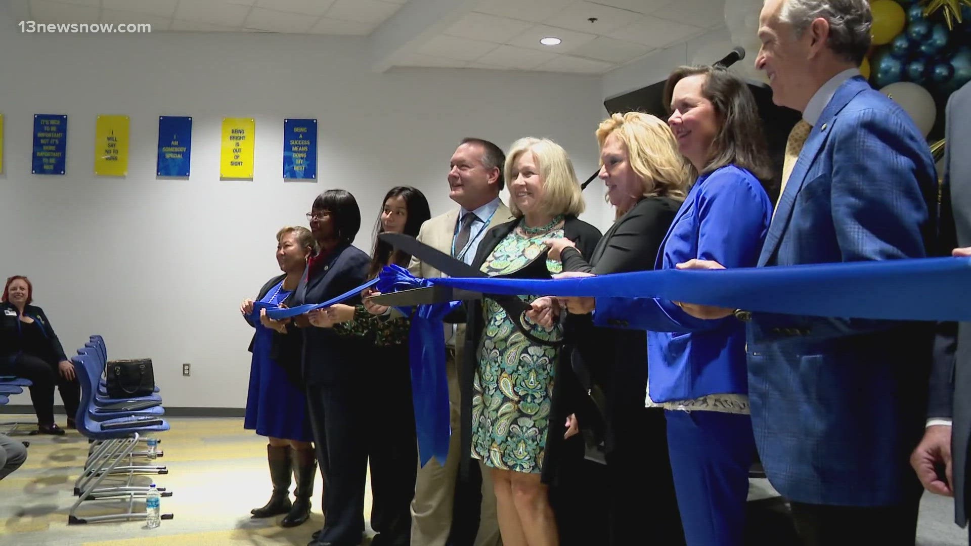 An Achievable Dream Academy held a dedication ceremony Wednesday for a new building for its high school program.