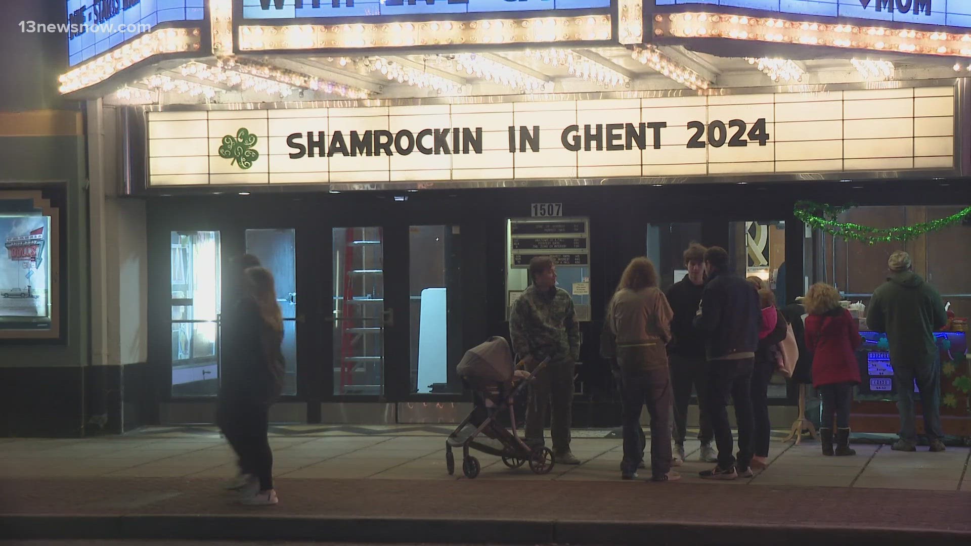 The annual St. Patrick's Day block party brought crowds to Colley Avenue in Norfolk Friday night.