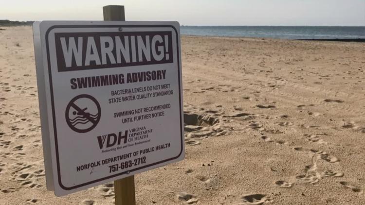 Swimming advisory lifted for part of Sandbridge Beach after report of high bacteria levels