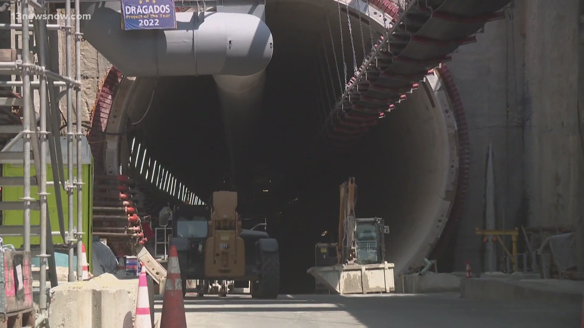 Crews discovered the century-old anchor while tunneling in the Chesapeake Bay to create a parallel southbound tunnel.