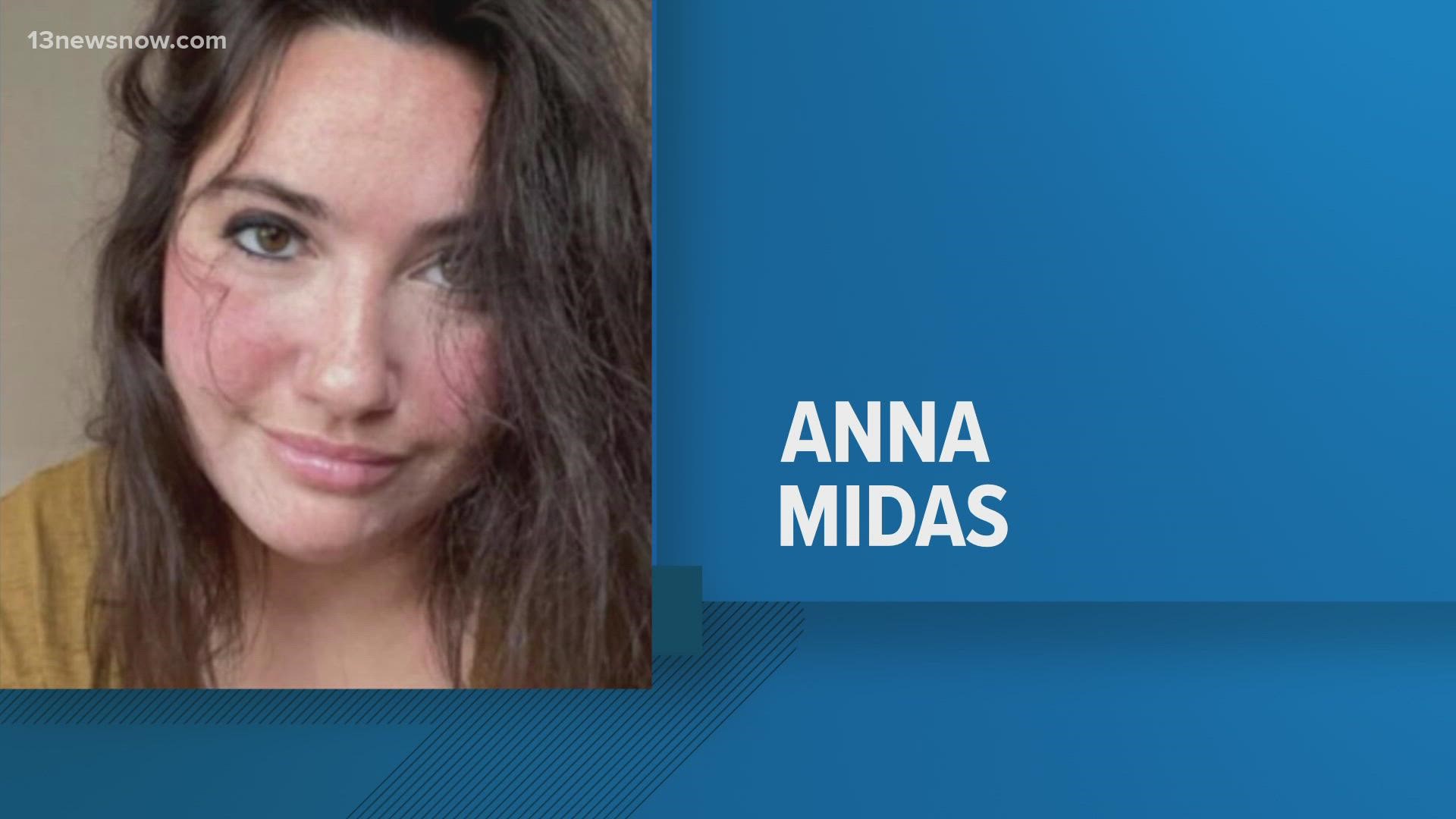 Anna Midas was found and is safe.