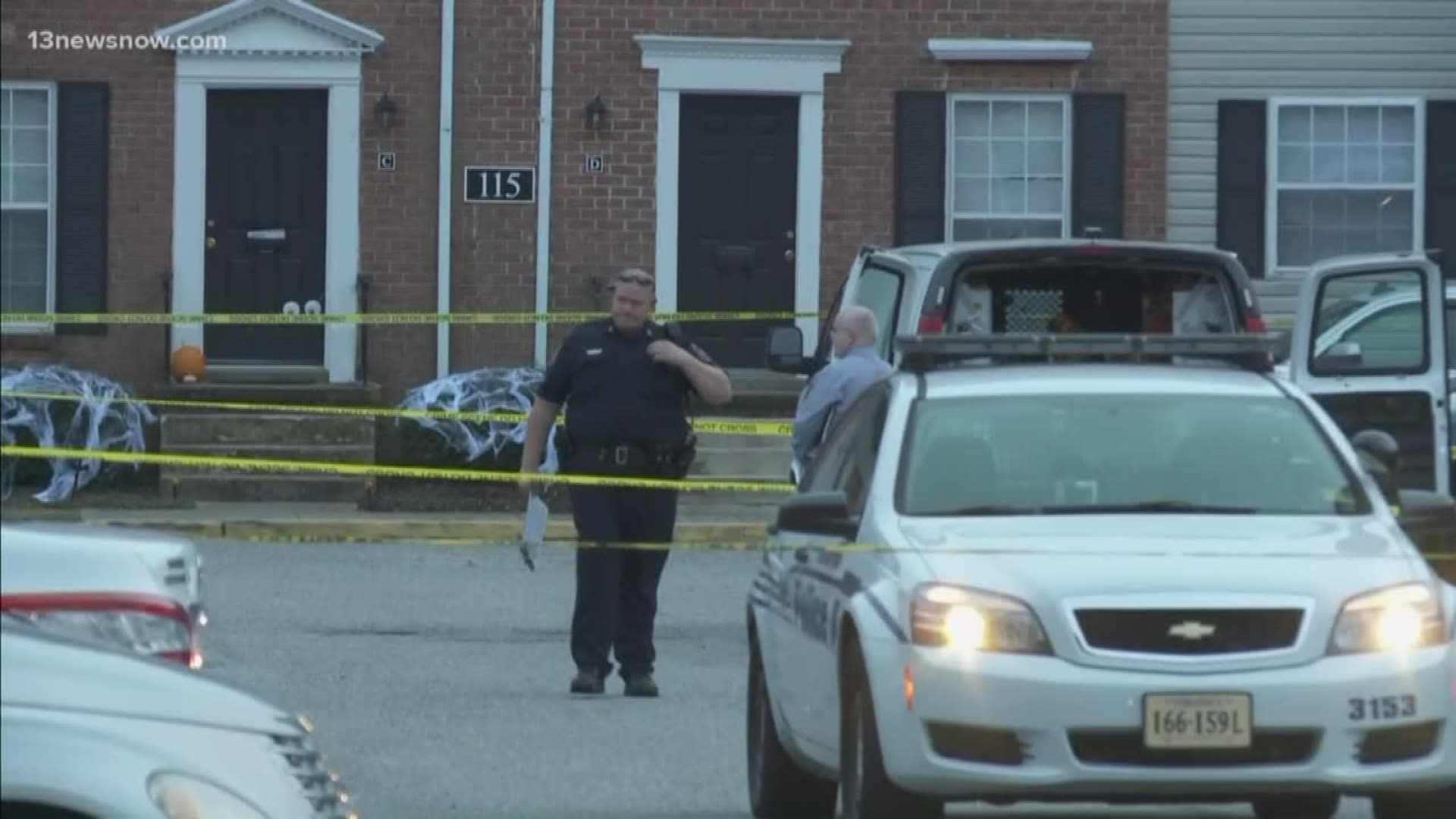 A woman was shot and killed outside of her Hampton home.