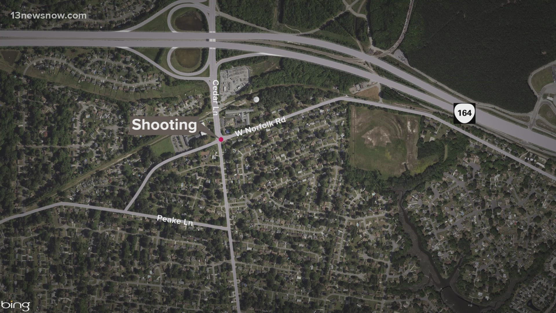 Portsmouth police are investigating a shooting that happened near the intersection of Cedar Lane and West Norfolk Road Thursday morning.