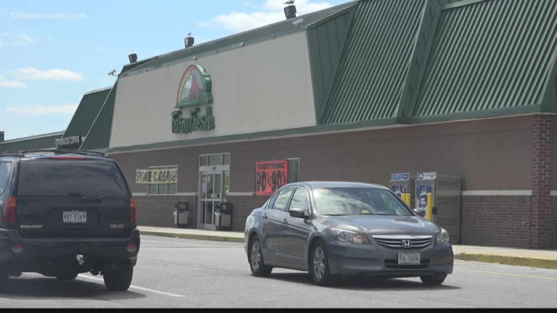 Today several Farm Fresh stores will officially close their doors for business.