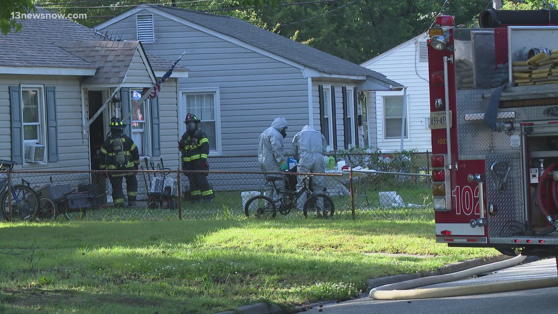 It comes after first responders answered a medical call to a suspected meth house where they also found a body.