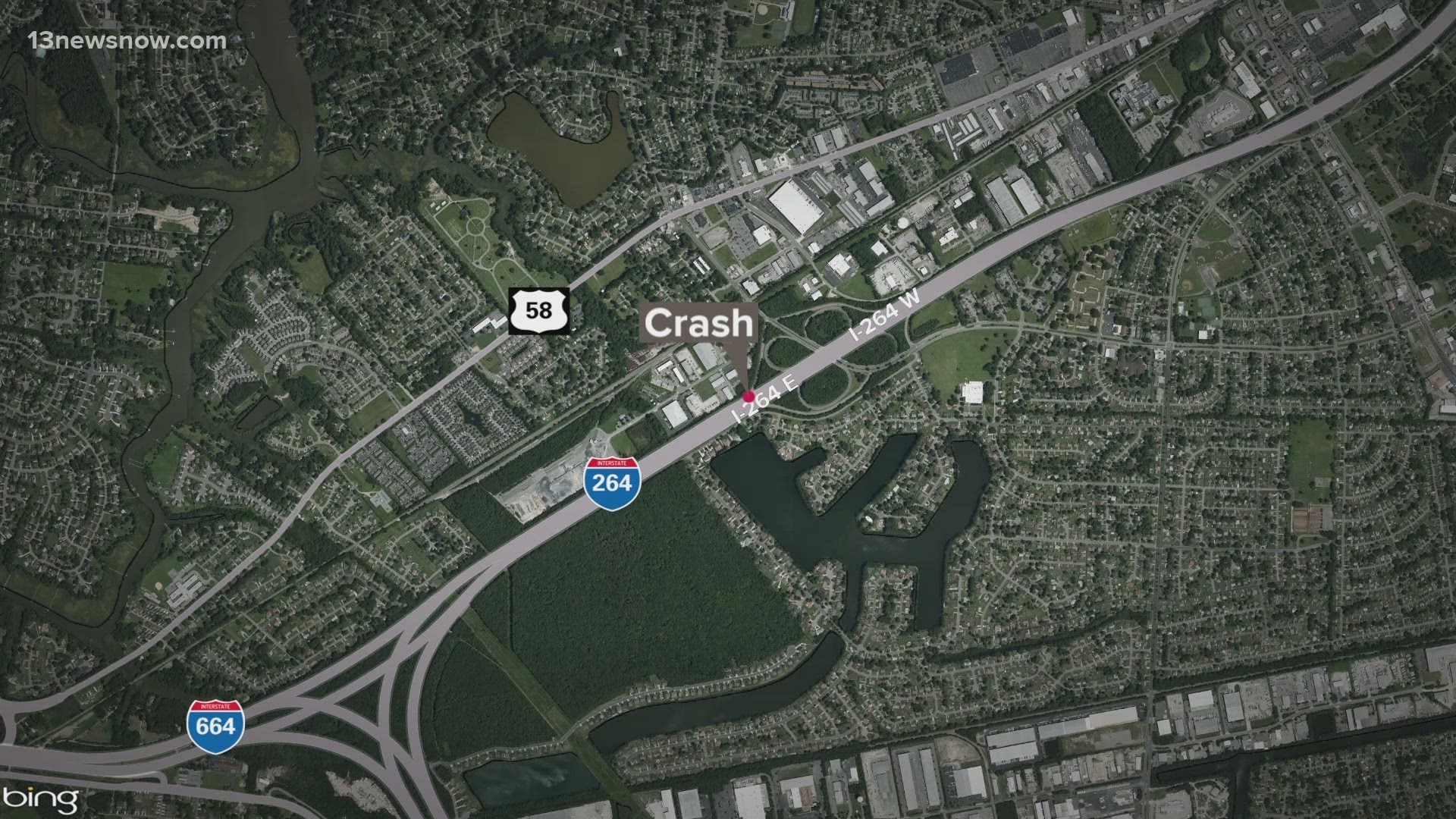 The driver who caused the crash died at the scene in Portsmouth. The other driver, a 34-year-old man from Virginia Beach, was taken to Portsmouth Naval Hospital.