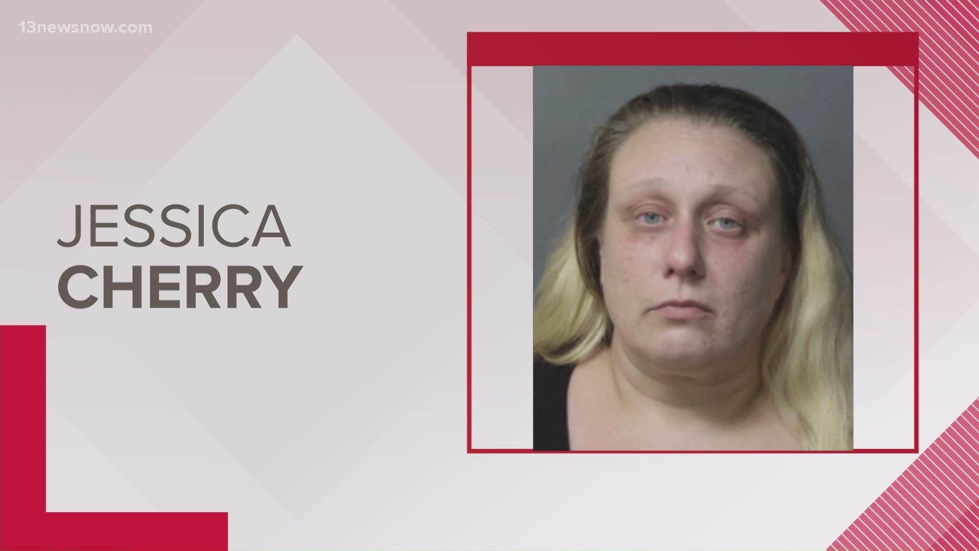 Jessica Cherry is charged with attempted malicious wounding, abuse and neglect of a child and child endangerment. This isn't related to the death of a two-year-old.