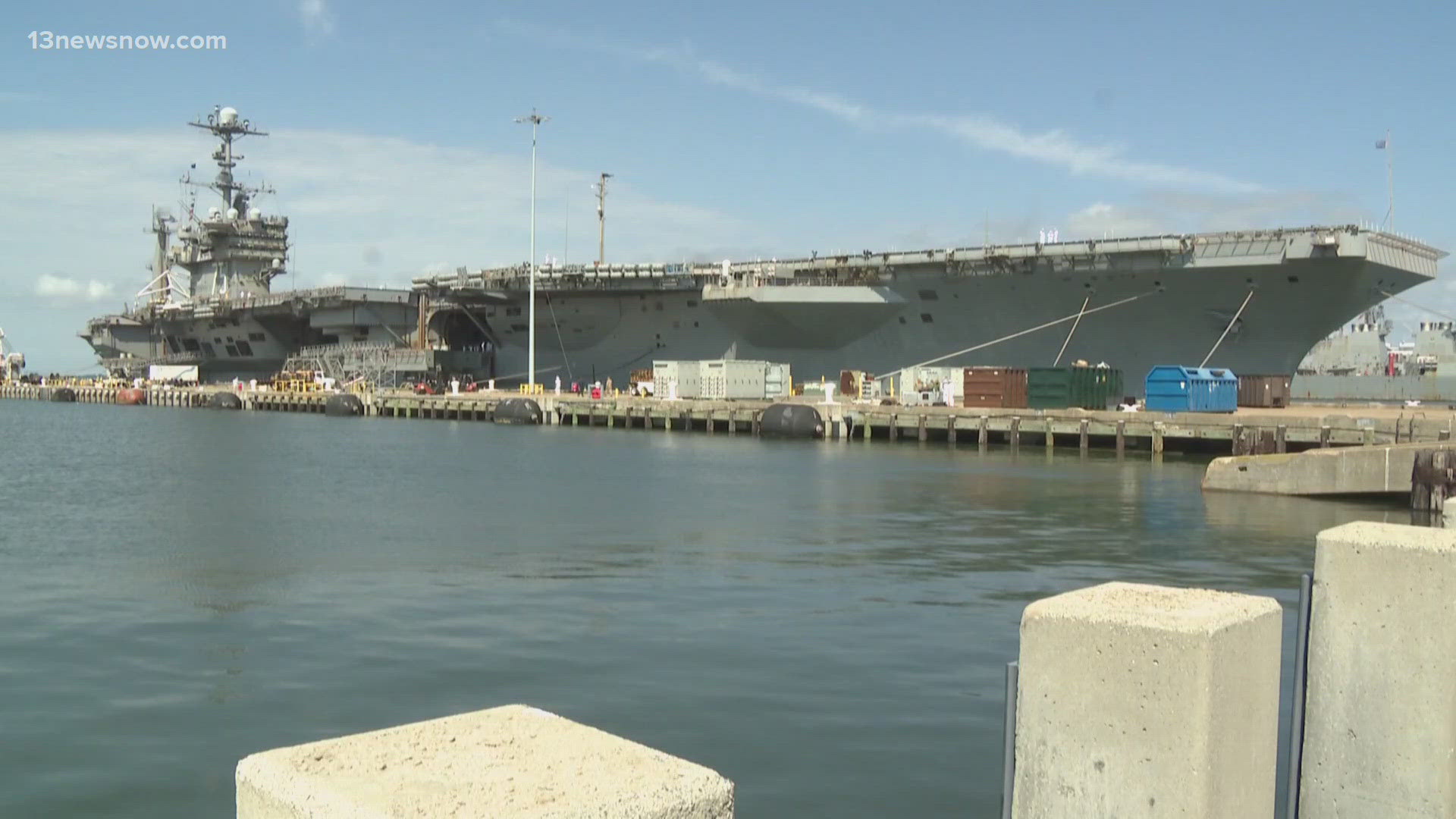 The Harry S. Truman Carrier Strike Group left Norfolk on Monday for a deployment of about seven months.