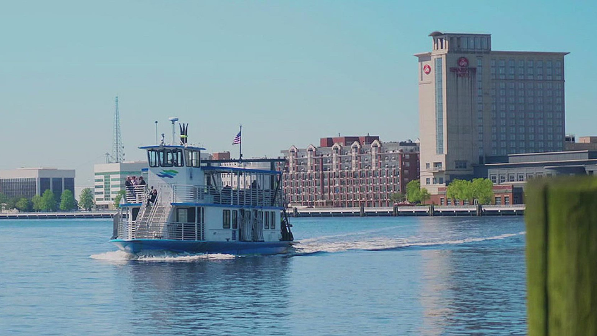 The Elizabeth River Ferry which runs between Norfolk and Portsmouth is suspending service on Friday due to stormy weather from Hurricane Ian.