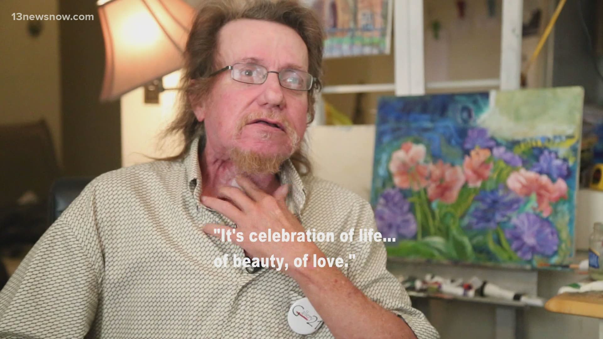 Greg Hammond, an impressionist painter in Portsmouth, is getting ready for his first major fine art gallery. He has a unique story of overcoming health challenges.