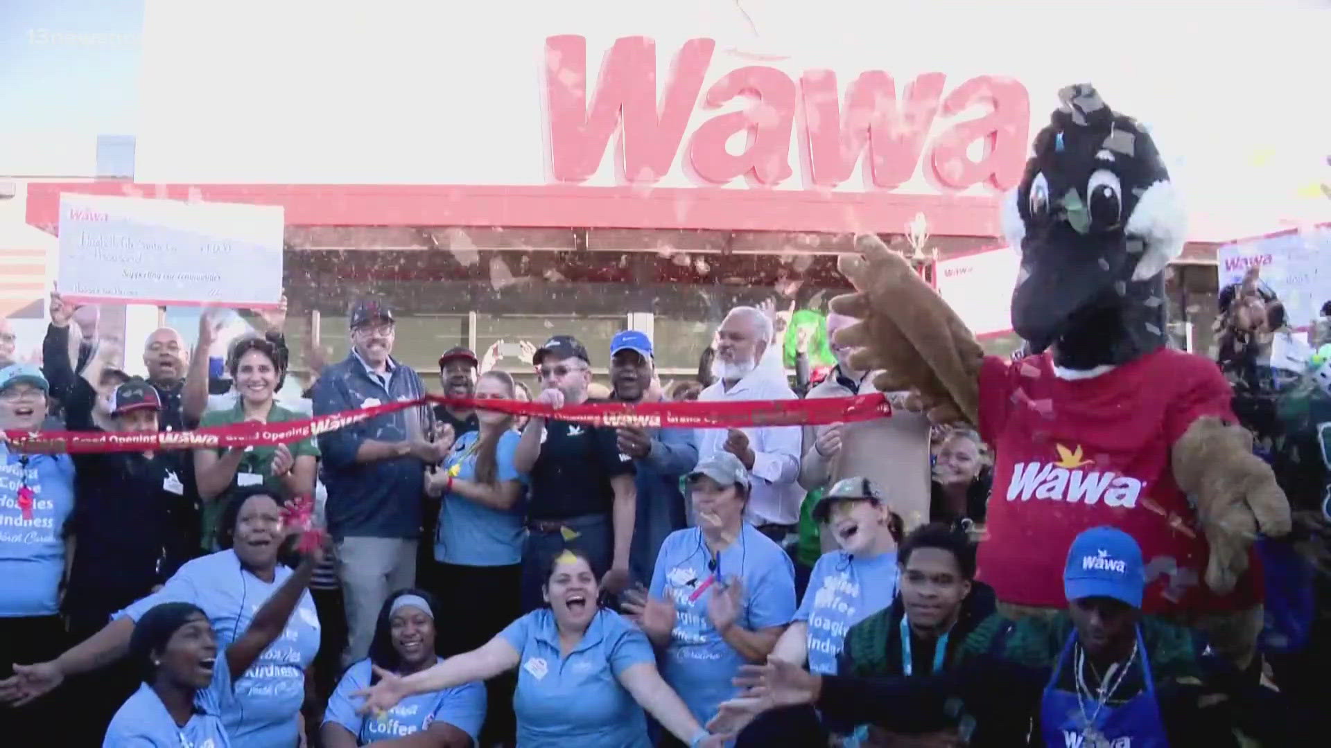 Leaders and customers celebrated the grand opening event for the fifth Wawa location in the Tar Heel state, this time in Elizabeth City. 