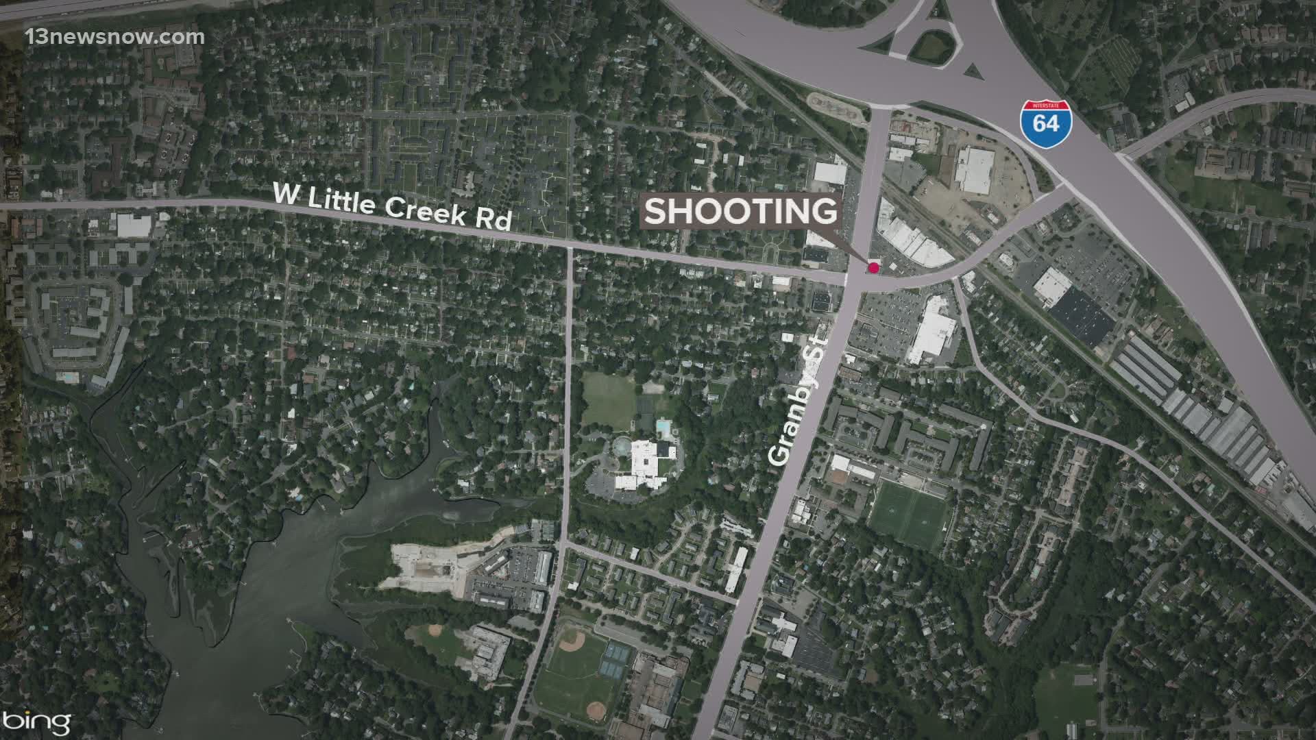 The shooting took place in the Wards Corner community of Norfolk. A teenage boy was hurt, but police say his injuries aren't serious.