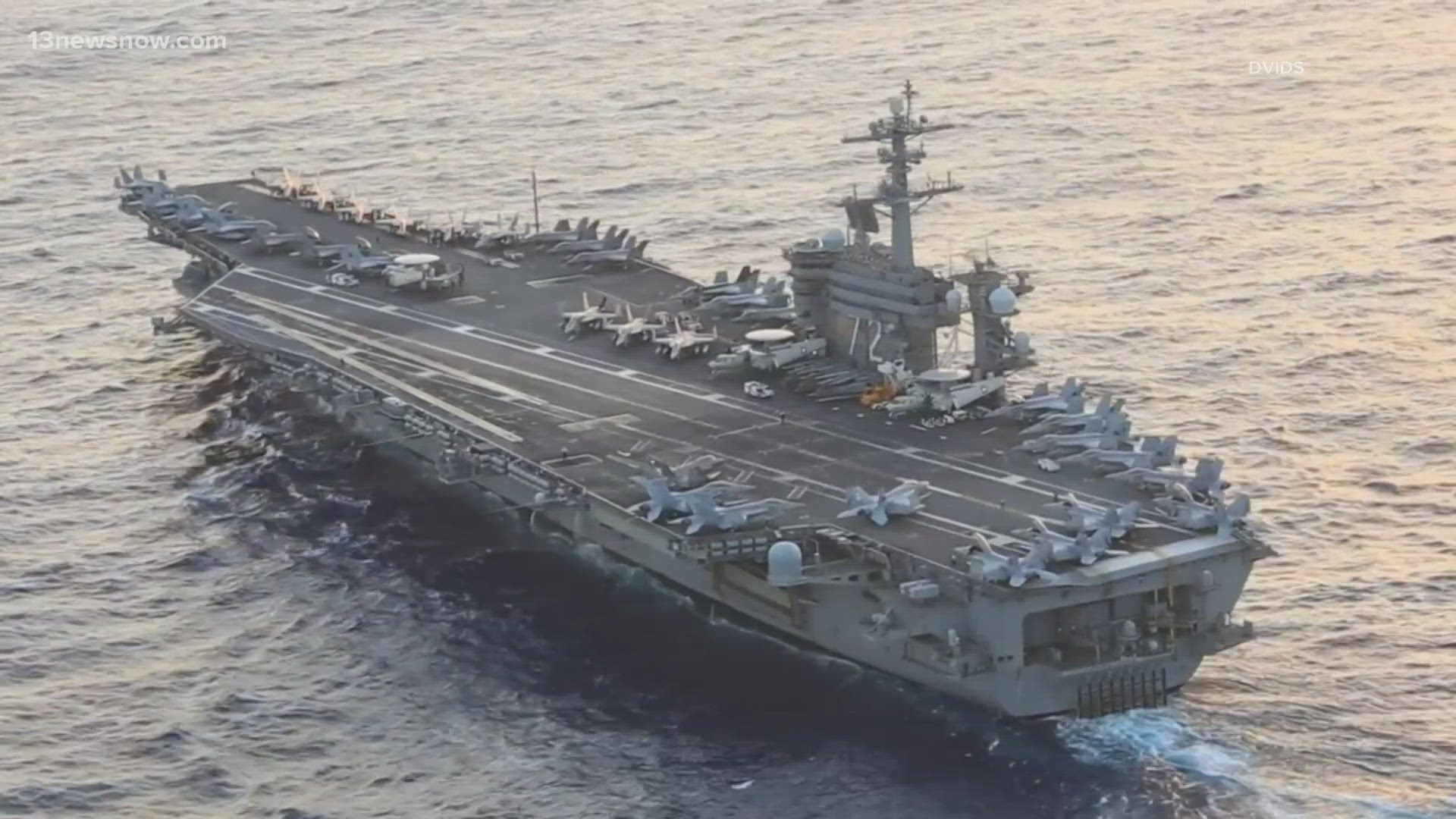 For the first time in a long time, the United States has two Navy aircraft carriers on station in the Middle East.