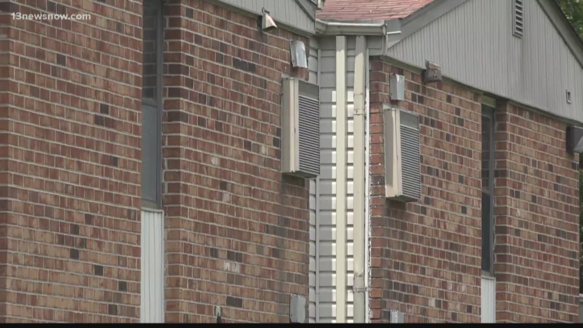 People living in Hampton's Langley Square Apartments are having a hard time with the heat.