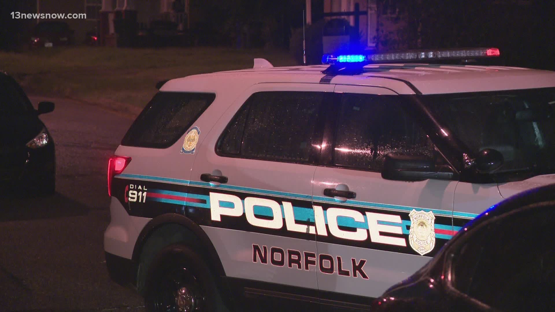 The shooting happened in the 800 block of Hayes Street. A woman was taken to Sentara Norfolk General Hospital with life-threatening injuries.