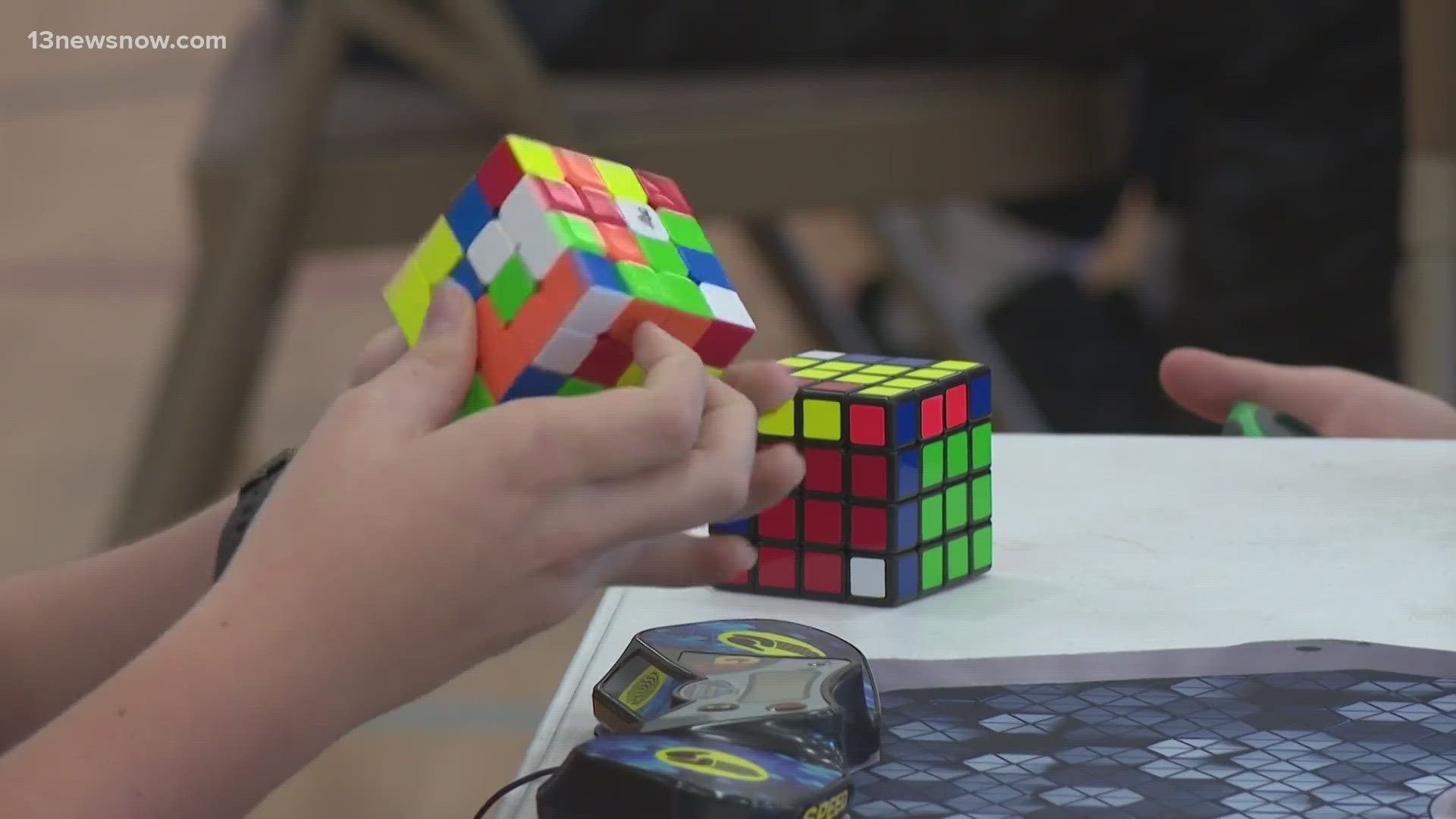 Rubik's Cube competition held in Berwick