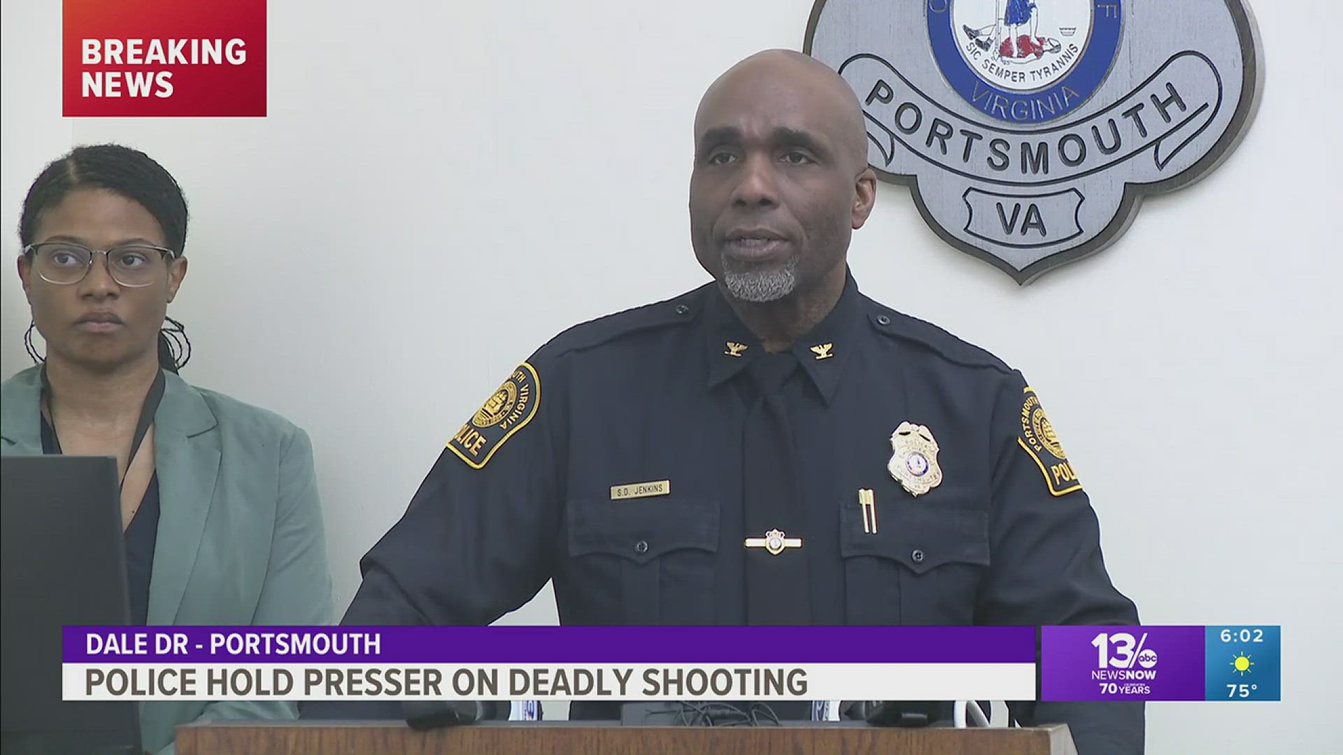 Portsmouth police hold press conference to clarify details surrounding a fatal shooting.