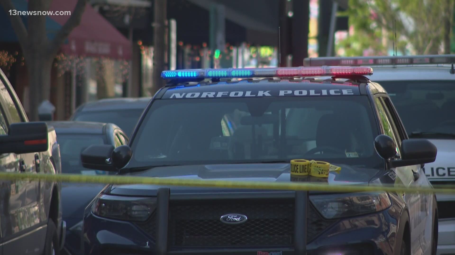The Norfolk Police Department was investigating a double shooting on Granby Street Wednesday afternoon.