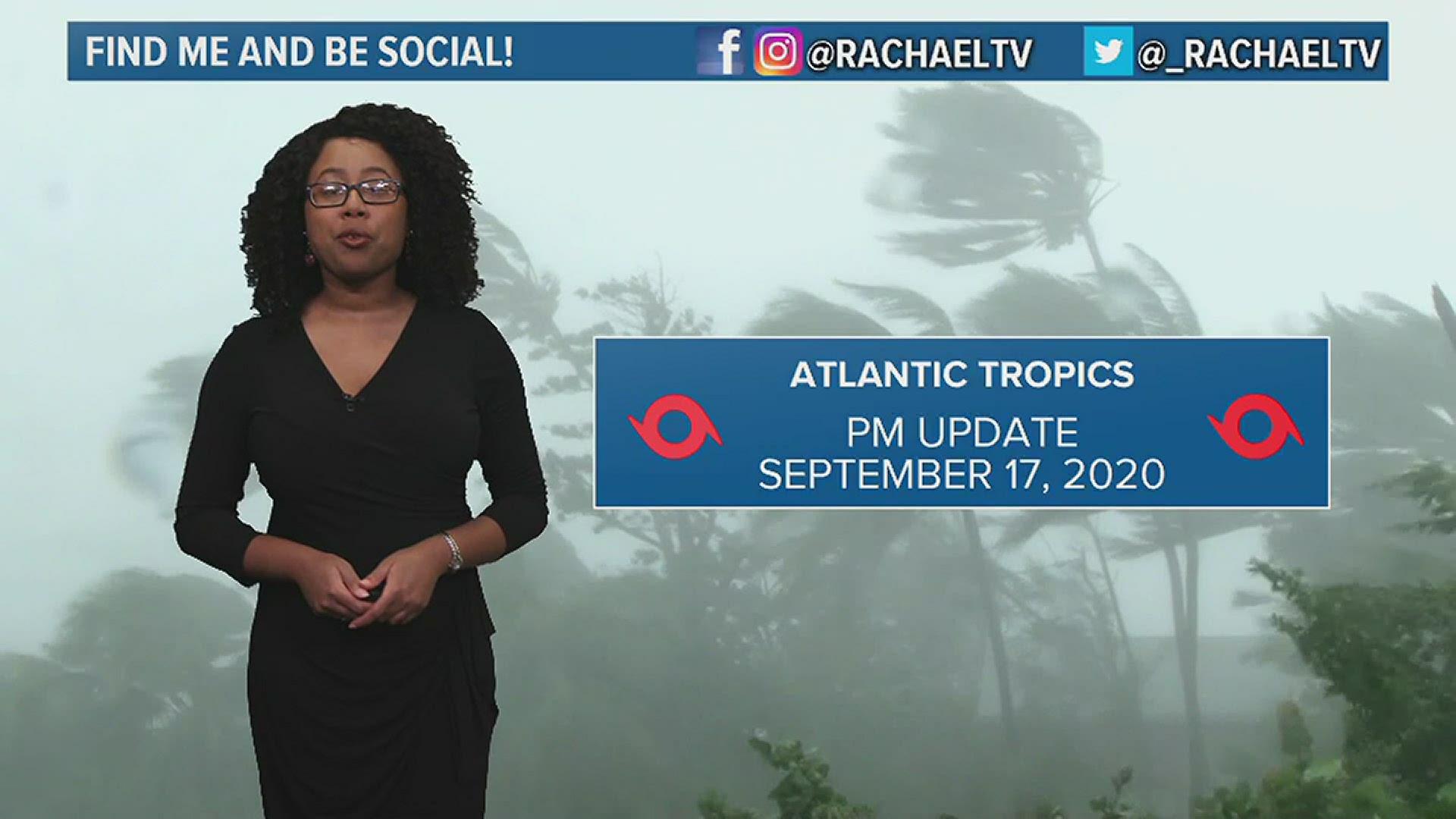 13News Now Meteorologist Rachael Peart has the latest on Hurricane Teddy, Tropical Depression Vicky, the remnants of Sally and a few other tropical waves.