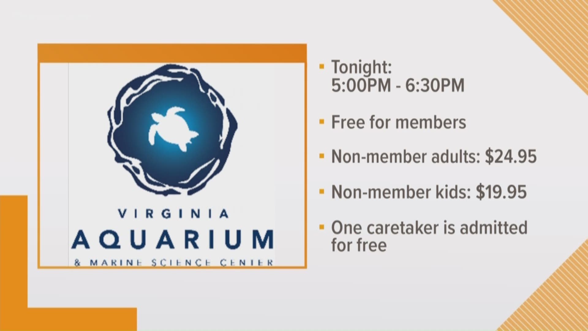 The Virginia Aquarium is hosting a special needs under the sea event on May 22.