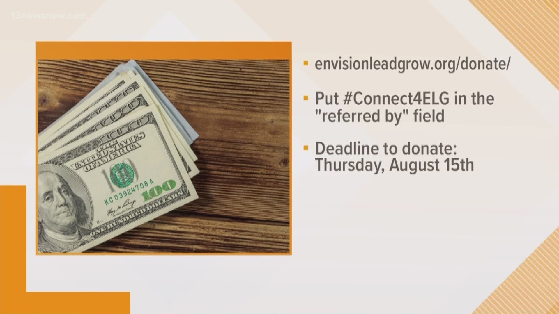 Connected Business Networking kicks off its #Connect4ELG Campaign that benefits local nonprofit Envision Lead Grow.