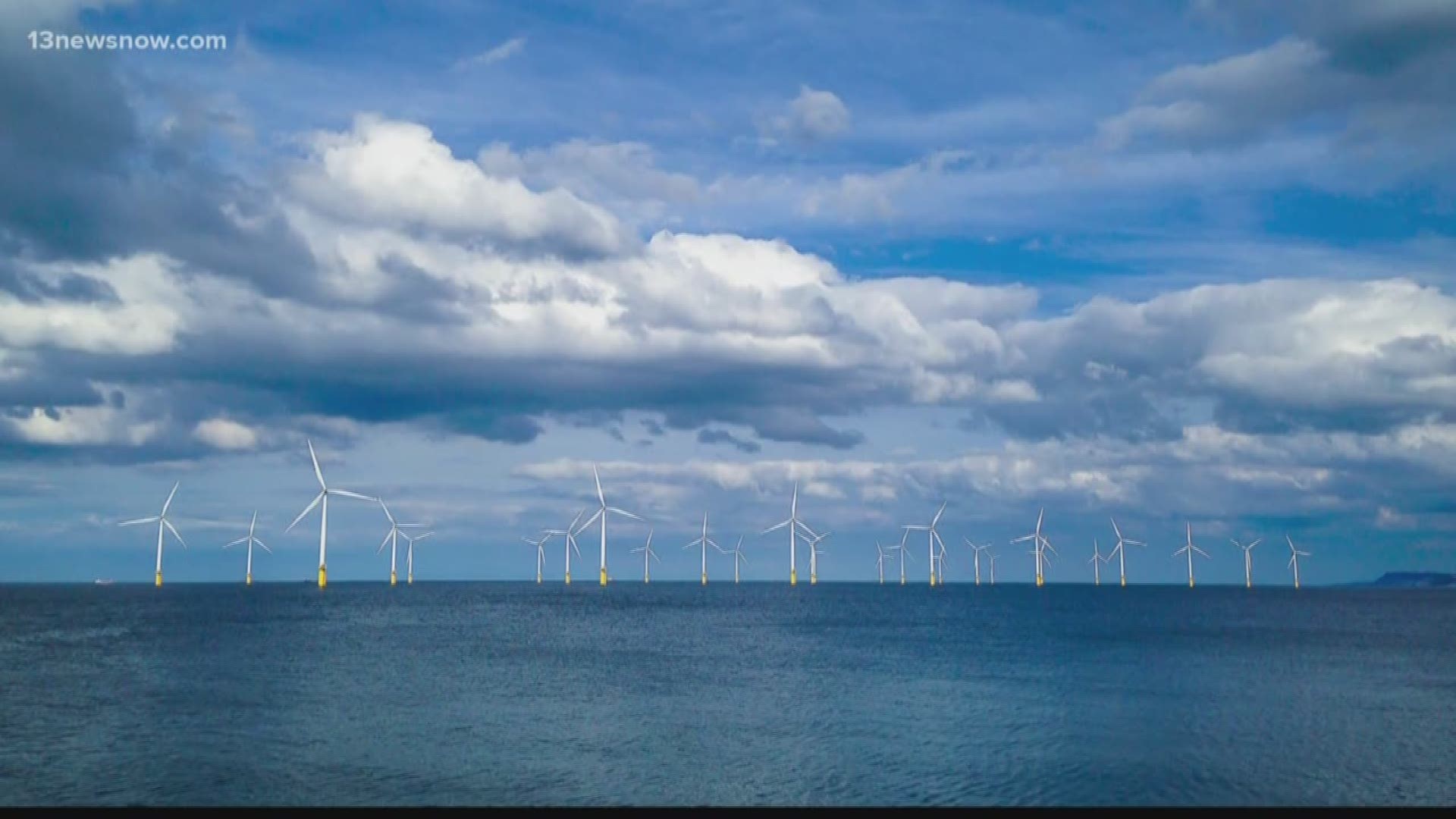 13News Now Ali Weatherton has the new details on the project to build a wind farm off the coast.