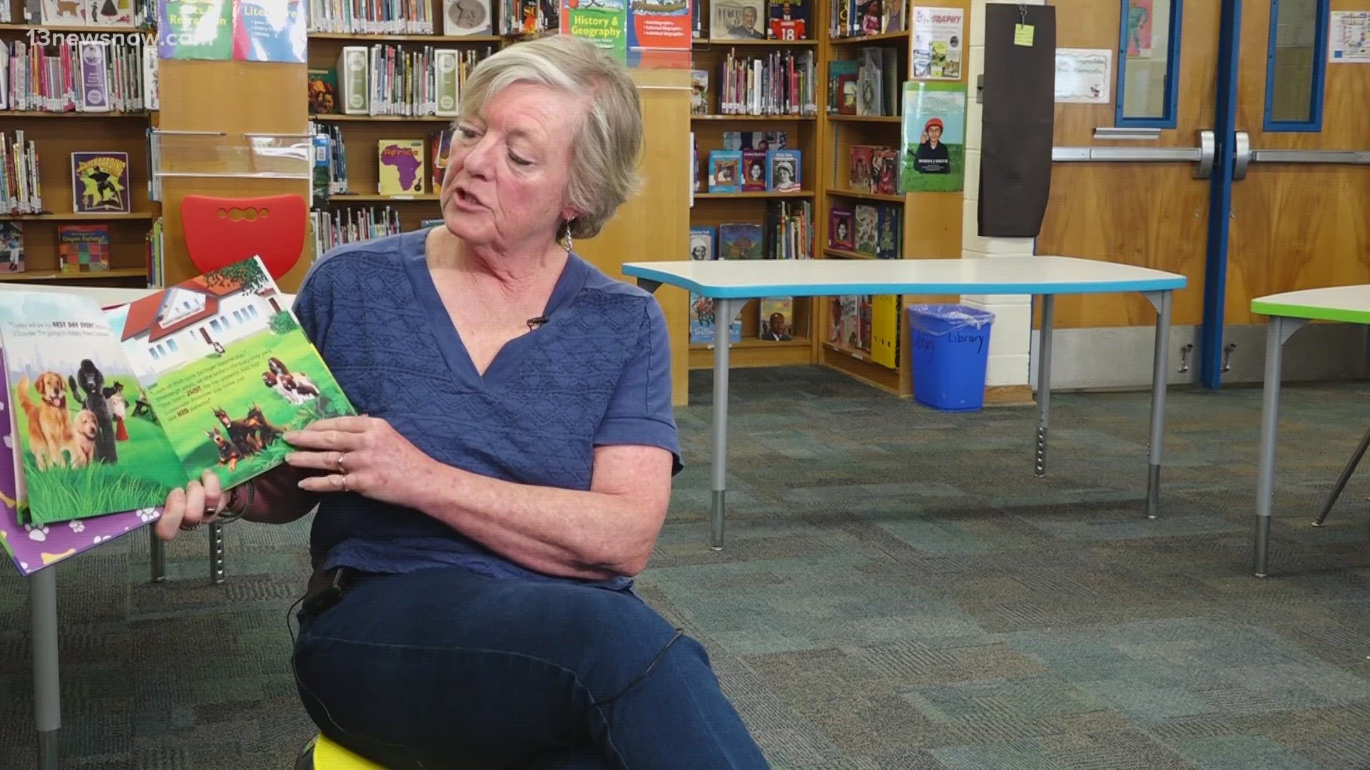 Retired Rosemont Elementary Annesley Hackathorn wrote a book about her first dog, "Shenleigh O'Doodle: Half Golden, Half Poodle", to empower kids.
