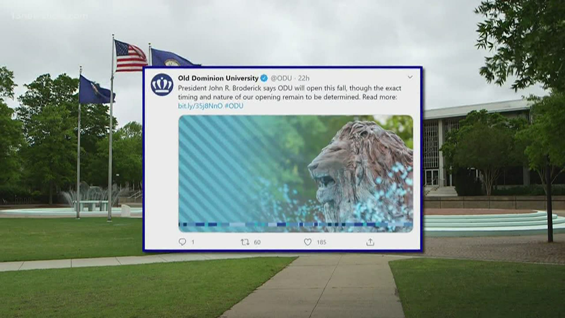 As signs of the pandemic start to wane, ODU and several other universities announced their intention to reopen for face-to-face classes in the fall.