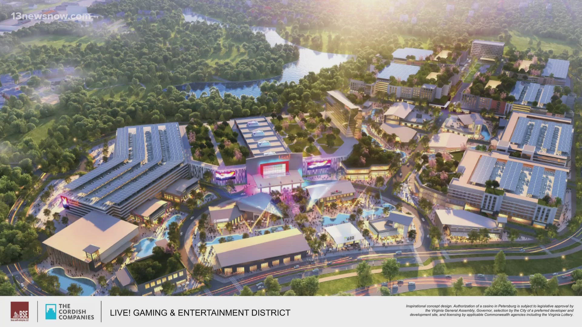 A $1.4 billion gaming and entertainment project could be coming to the central Virginia city.