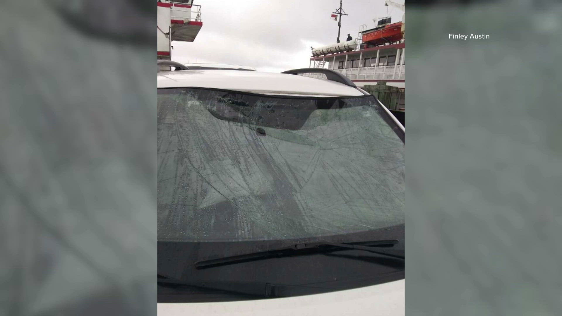 OBX ferry passenger’s car damaged by powerful waves during weekend ...