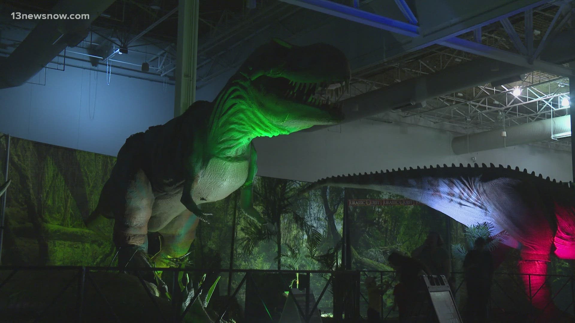 Jurassic Quest is introducing the world of dinosaurs to families in Hampton Roads this weekend.