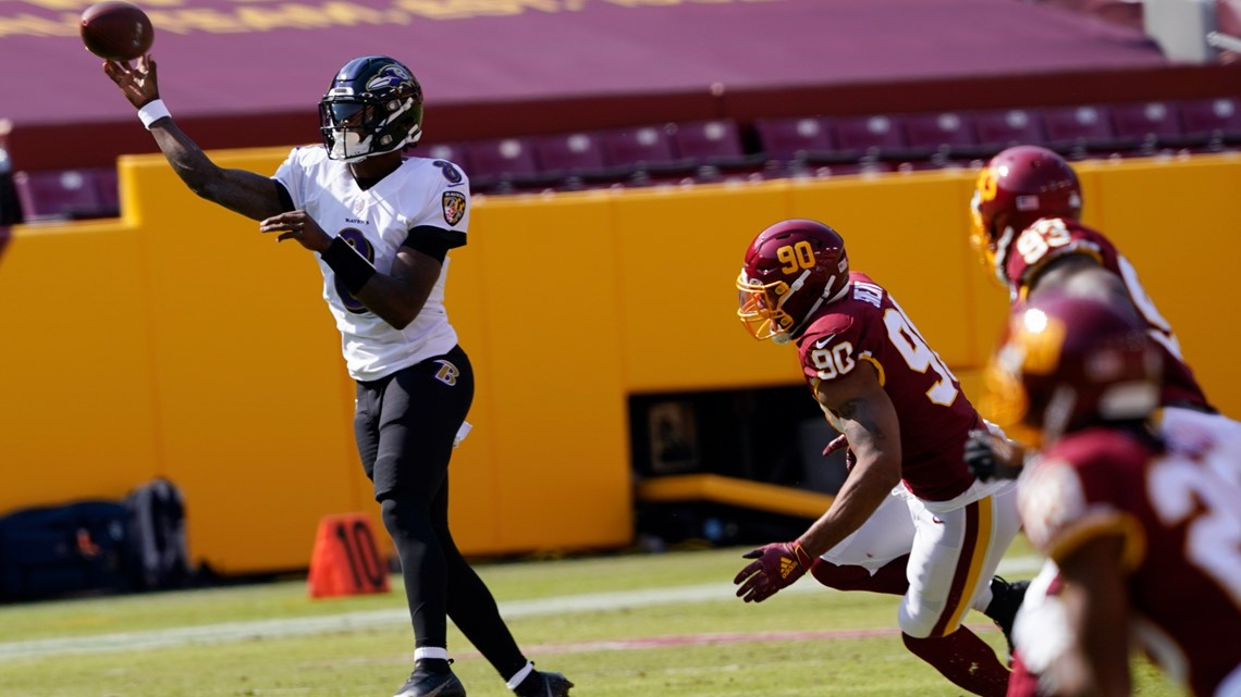 Lamar Jackson shows MVP form to help Ravens beat Washington 31-17