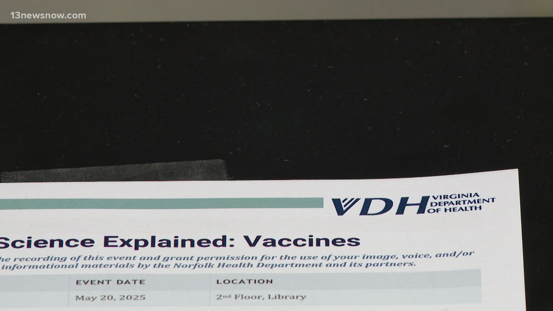 Norfolk Department of Public Health hosts a conversation on vaccines, shortly after the Trump administration released new guidance on COVID vaccines.