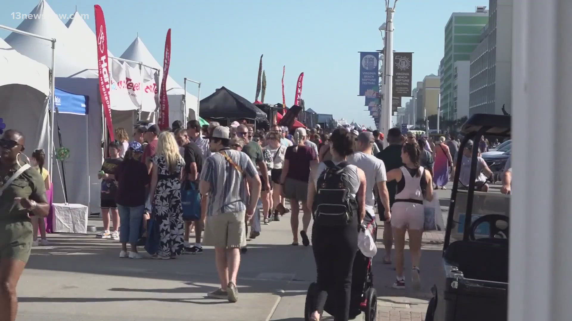 The Neptune Festival goes on after a weather-dampened first day.