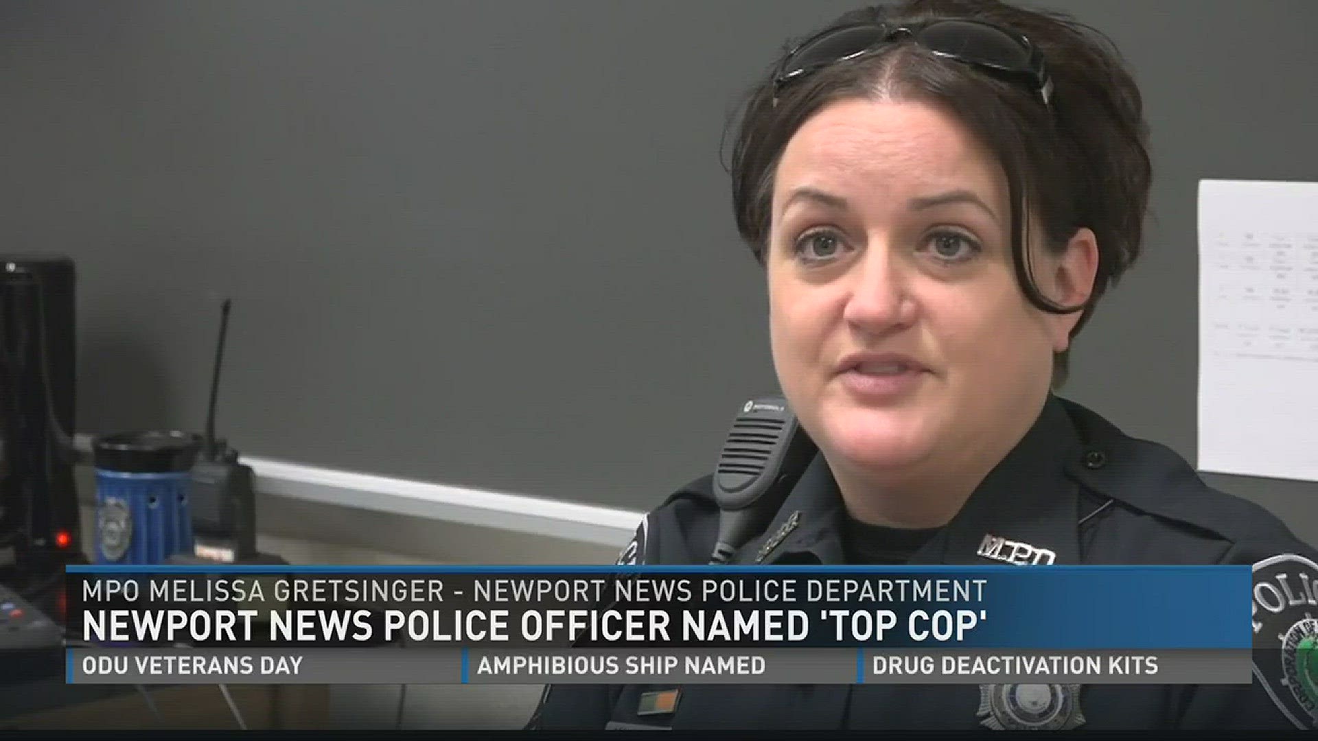 Newport News Police officer named 'top cop'