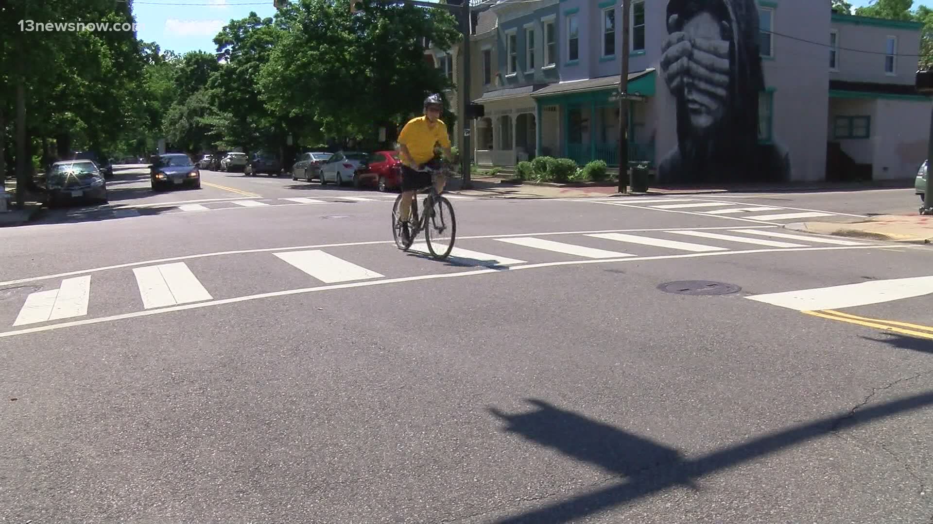 Starting July 1, drivers are required to change lanes to pass bike riders.