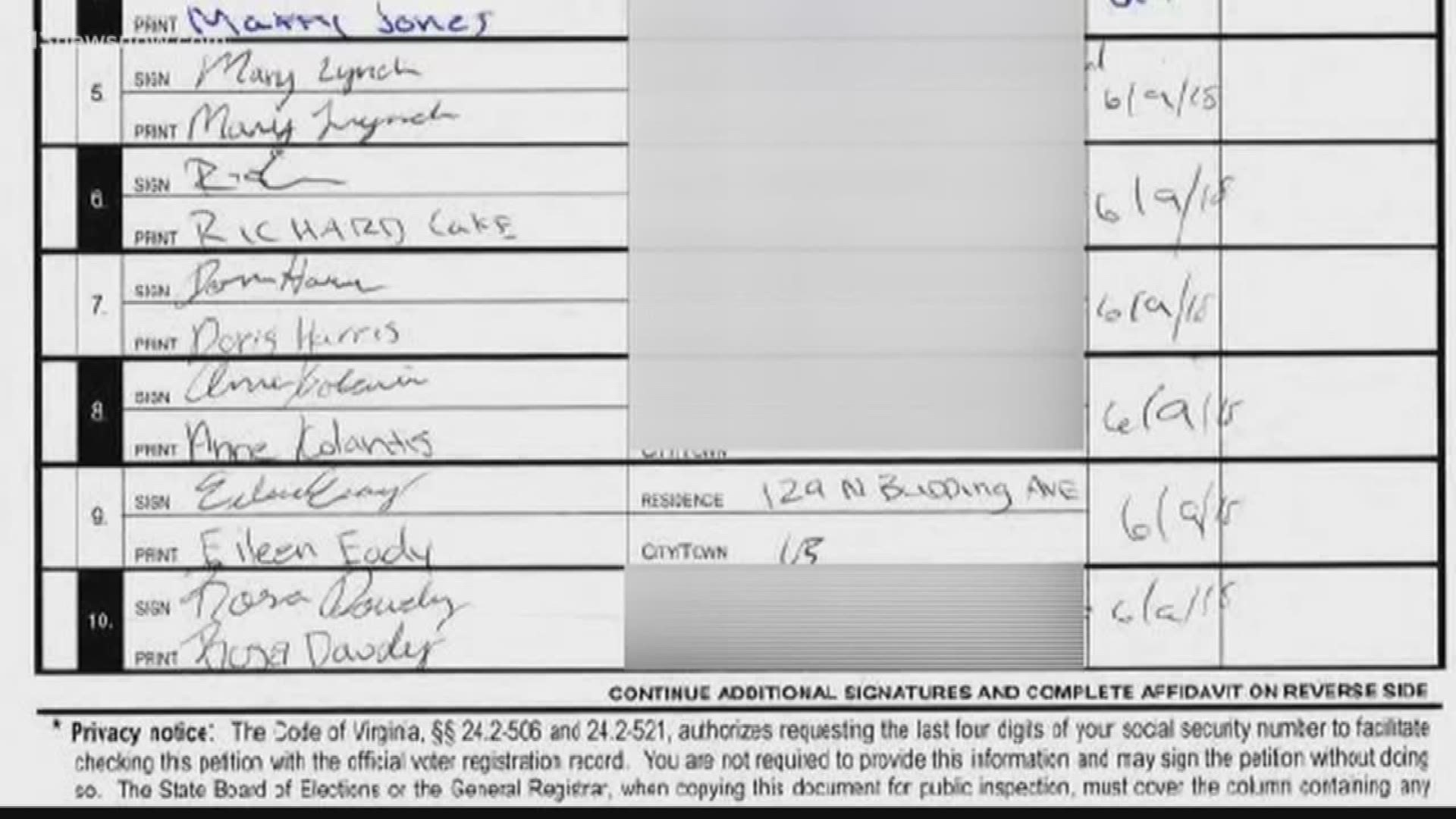 A judge will hear the case about questionable petition signatures in the second congressional district race.