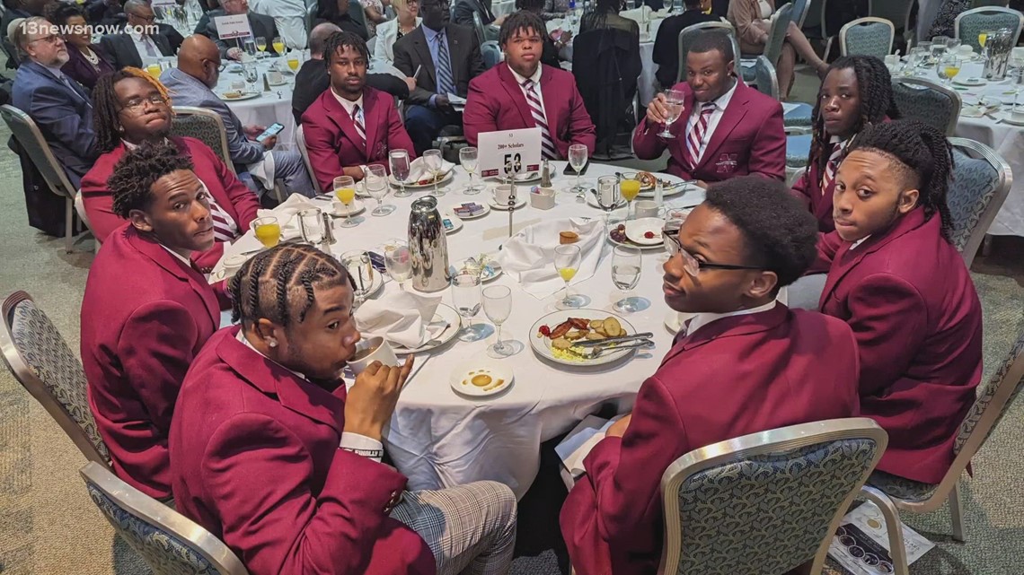 Students honored by 200+ Men at breakfast event in Hampton - Vimarsana News