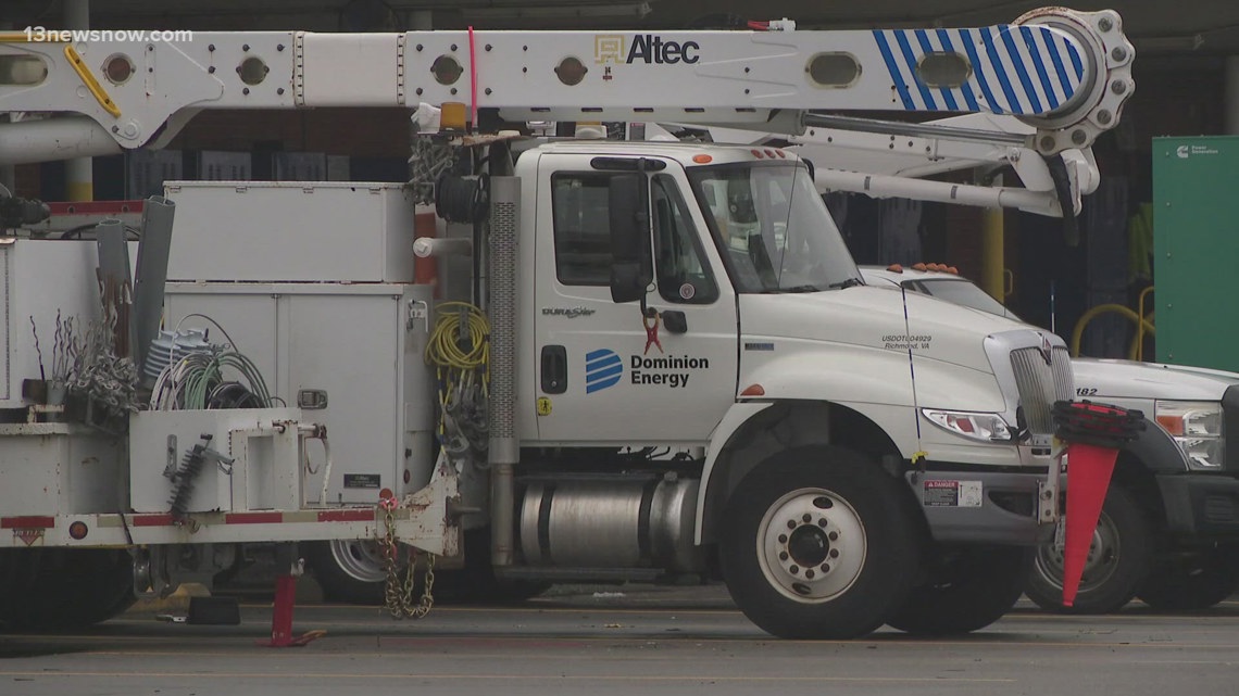 Dominion Energy says ice conditions could increase power outages