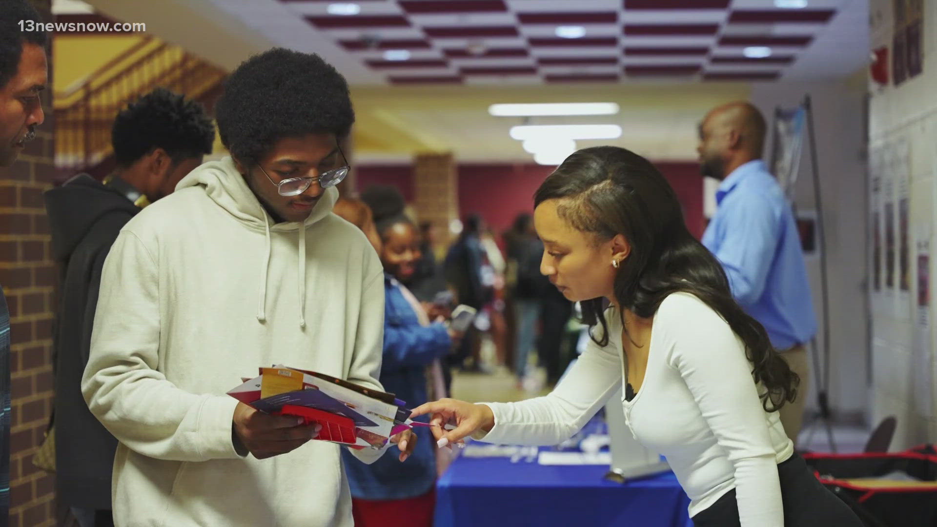 The HBCU expo was sponsored by the Access College Foundation, an organization that helps students learn about and apply to college.