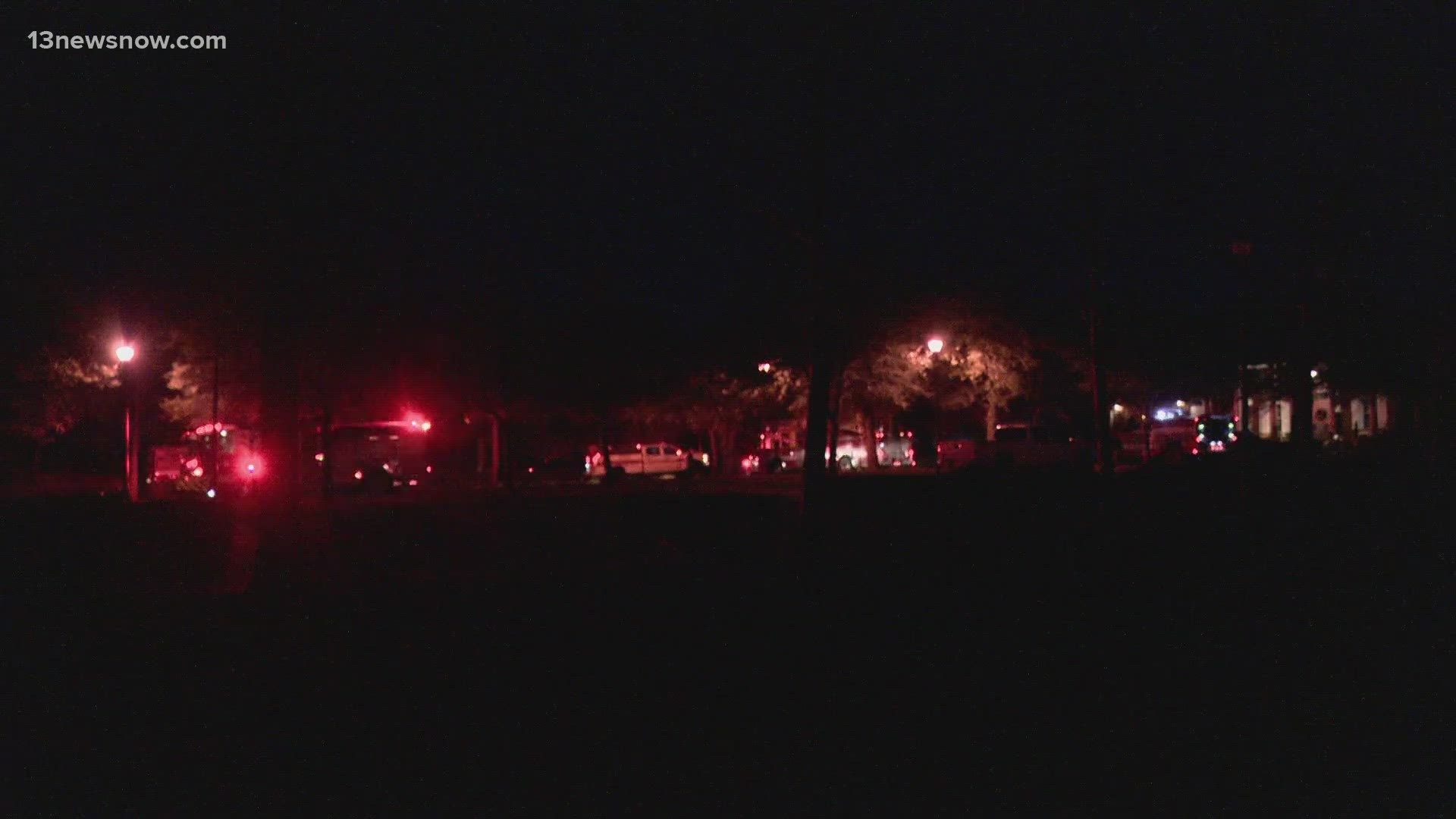 The fire department said it happened at Signature Golf Course near the Villages at West Neck apartments.