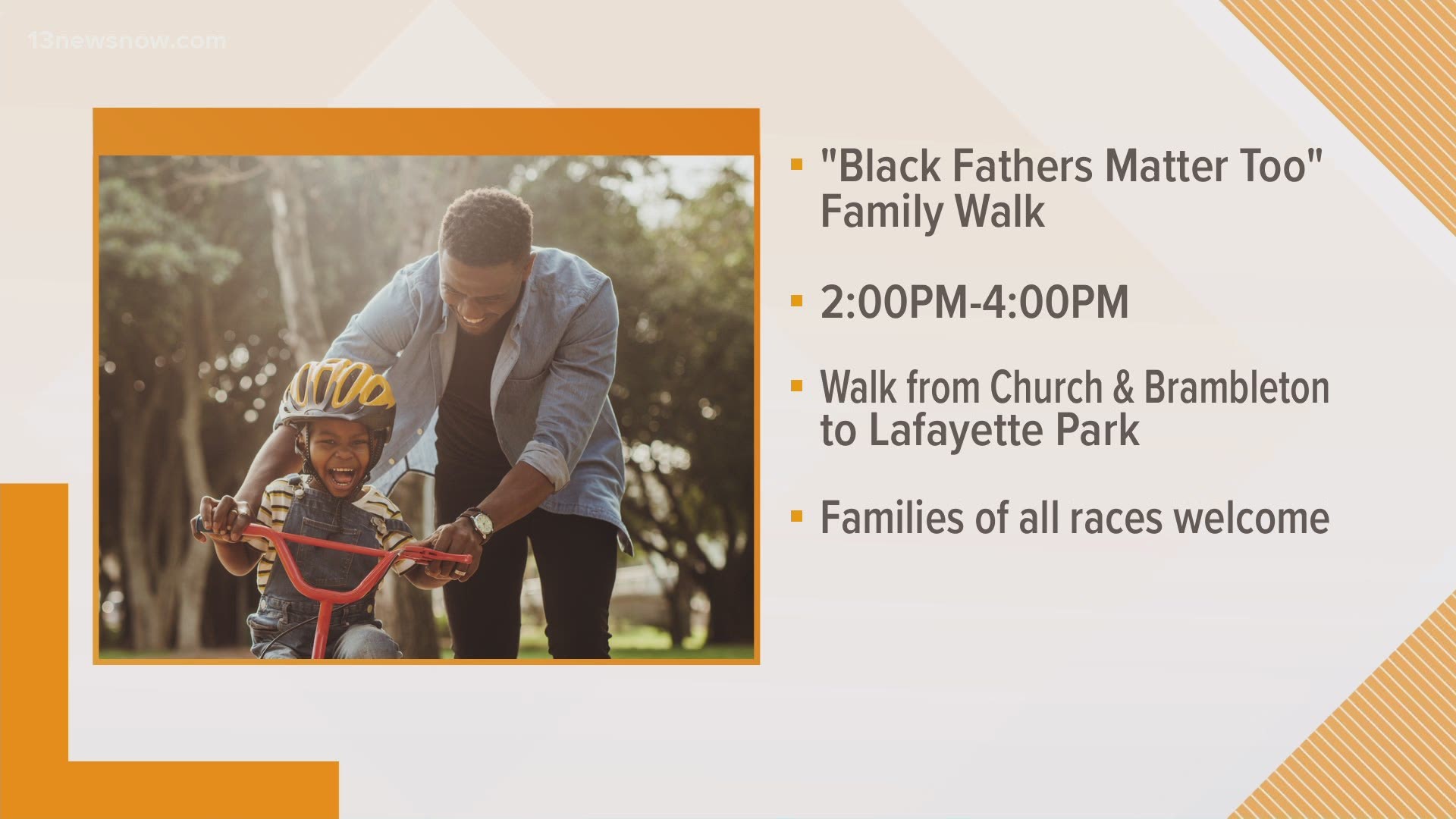 The walk in Norfolk is meant to uplift Black families and fight stereotypes.