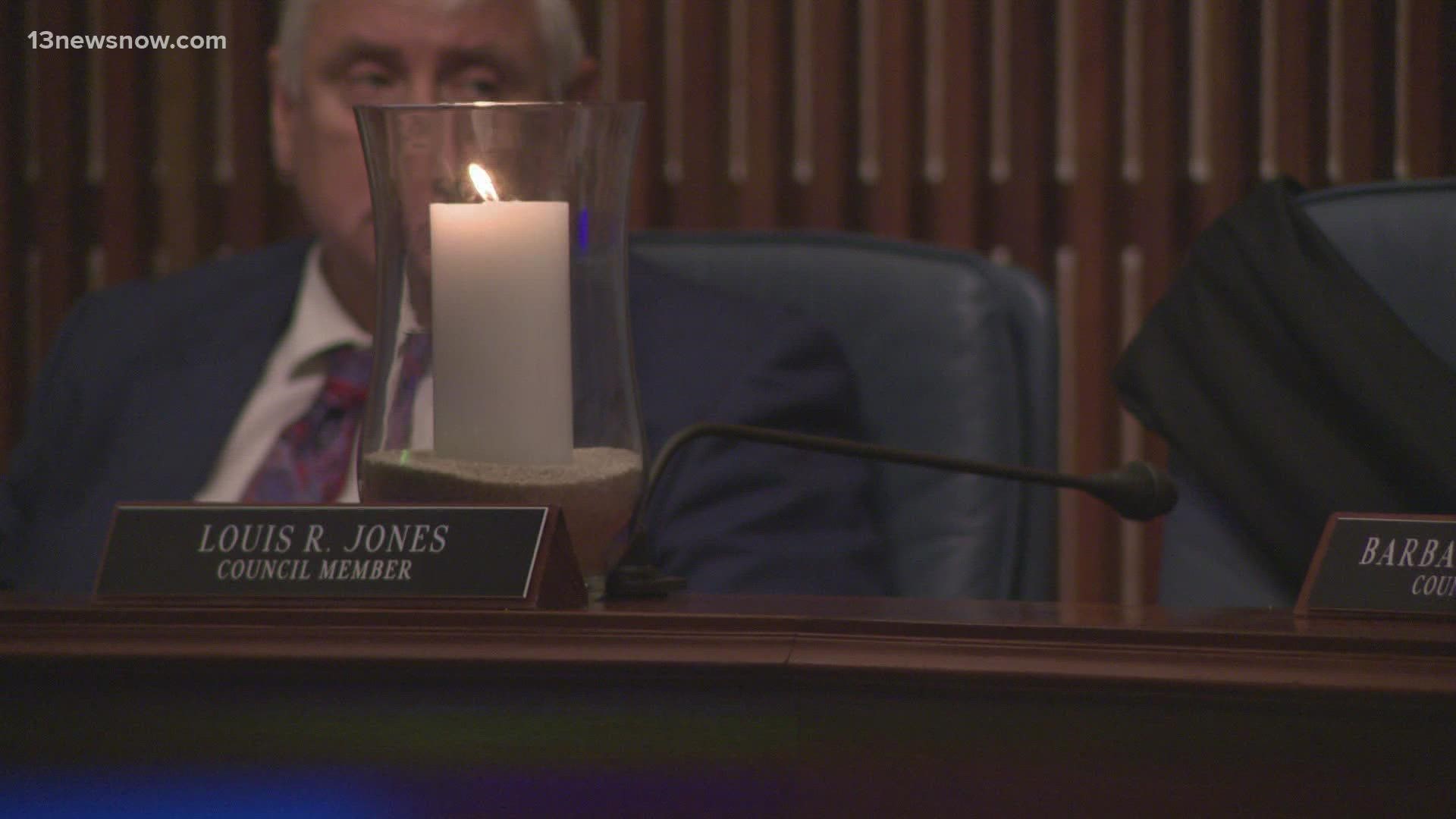 Virginia Beach City Council honors Louis Jones