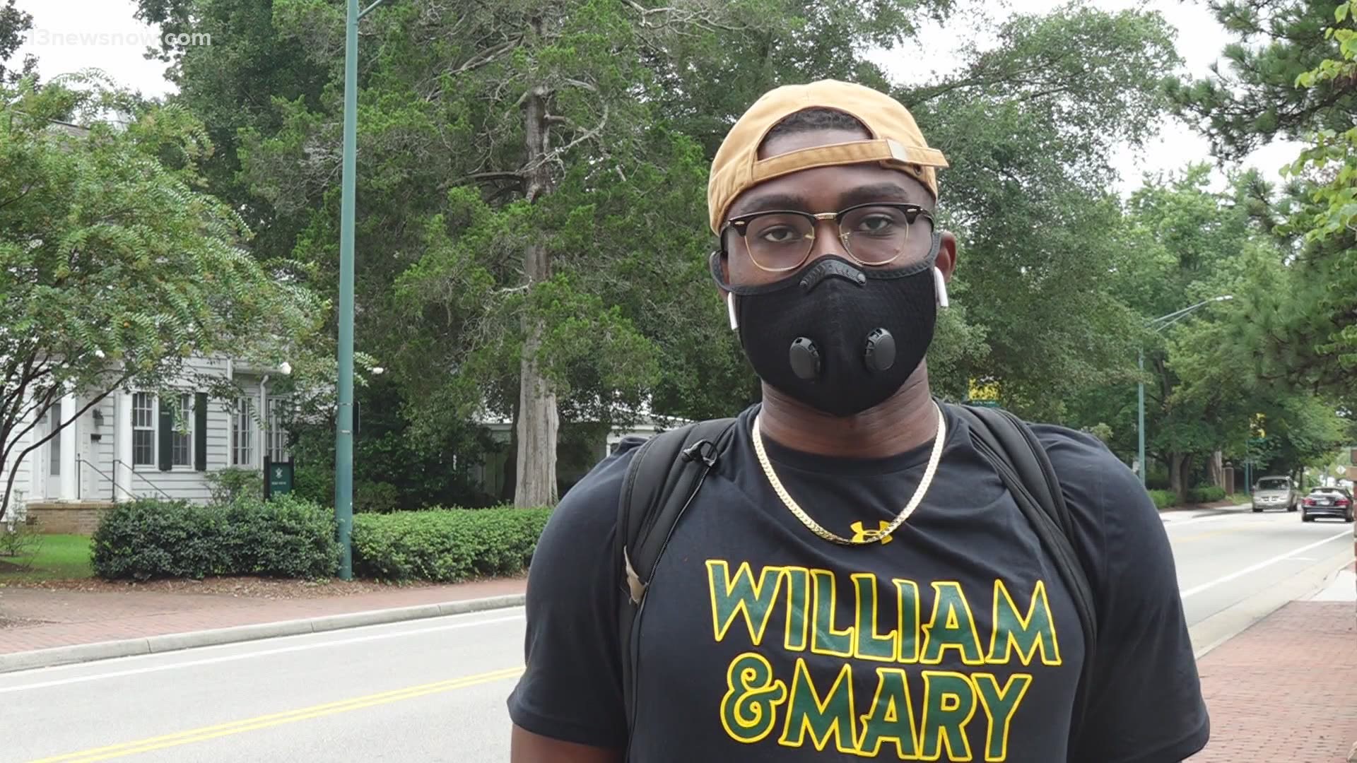 William & Mary shared some of the first examples of students not following the rules about social distancing, limiting gatherings and wearing face masks.