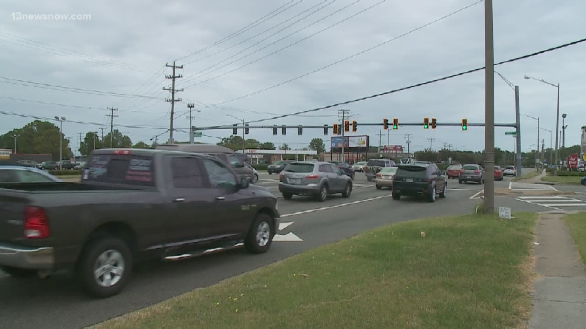Virginia Beach police said three people have minor injuries while one person has serious injuries. One of the drivers was cited for an unsafe lane change.