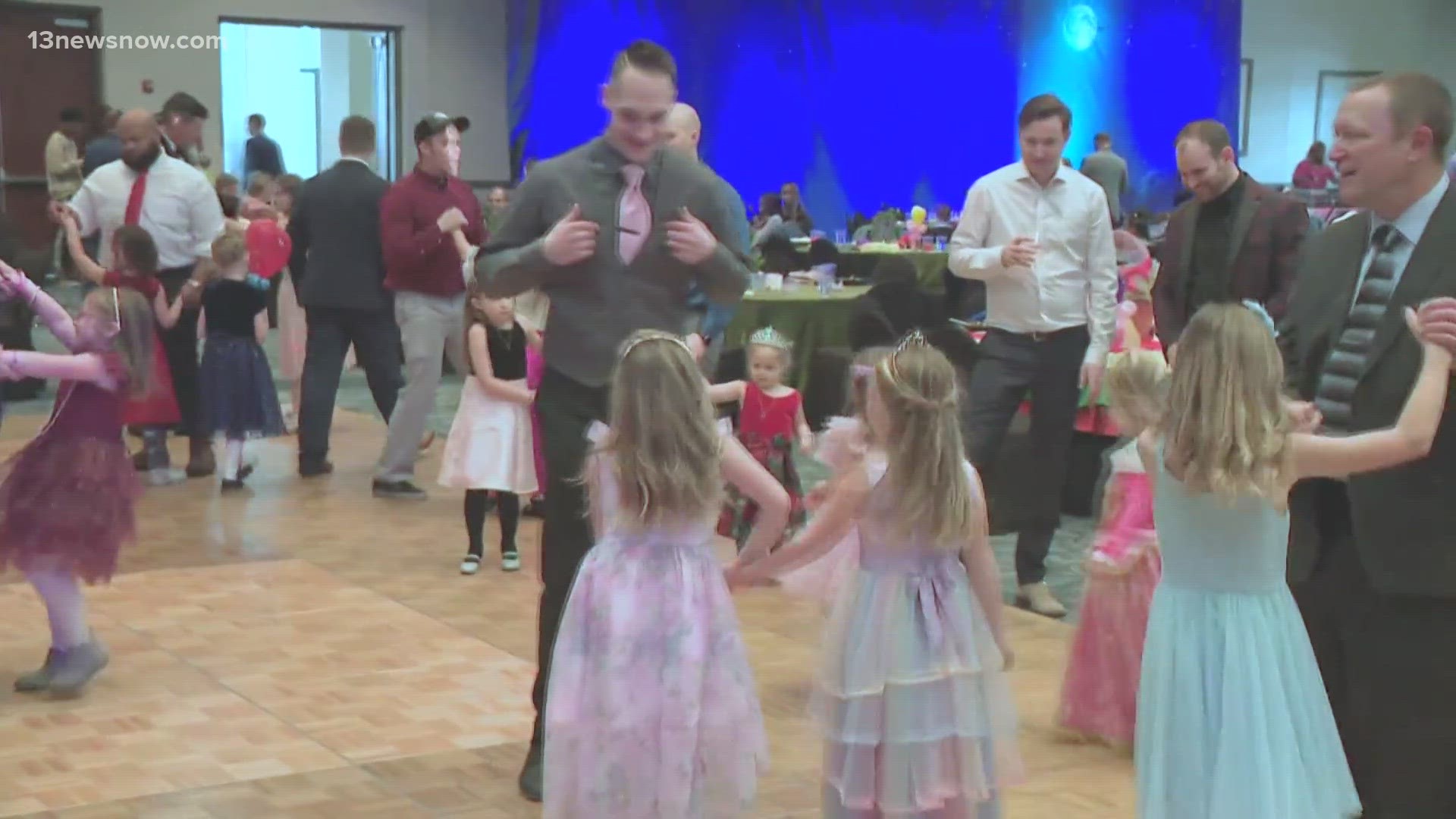 The Chesapeake Conference Center is hosting its annual father-daughter dance in a celebration of tiaras, crowns and special bonding.