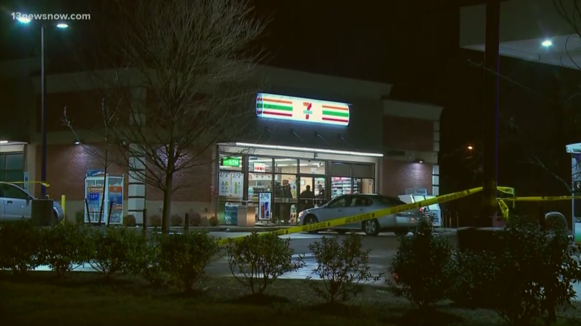 Police are investigating an early morning shooting at a Virginia Beach Boulevard convenience store.