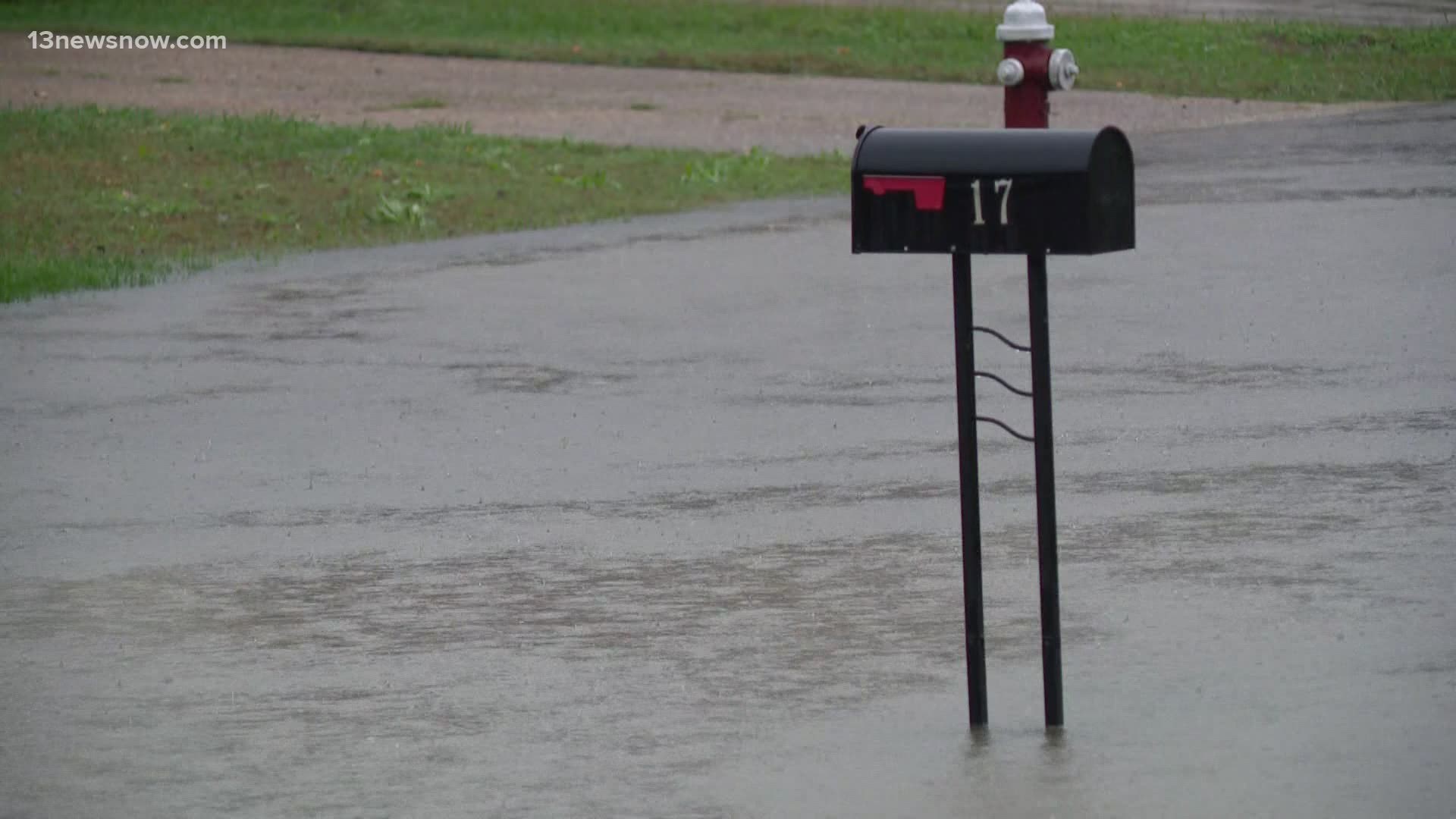 The HOA president is in talks with the city of Hampton to work on easements that could help mitigate their flooding problems.