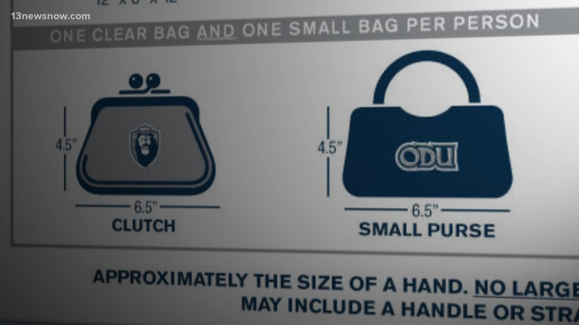 There is a new clear-bag policy being implemented this season. Spectators can bring a 12 by 6 clear tote or a one-gallon re-sealable clear plastic bag. You’re also allowed a 4 by 6 clutch or small purse, that doesn’t have to be clear. Seat cushions must be 16 by 16 and cannot have arms or pockets.