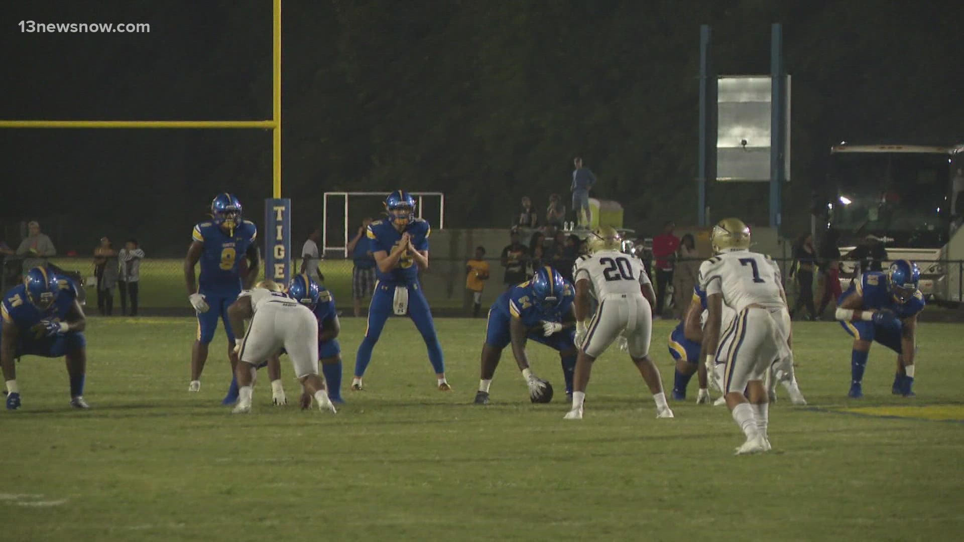 Oscar Smith was shutout before a sold out crowd at home by #3 ranked (nationally) Bosco 49-0 on Friday night.